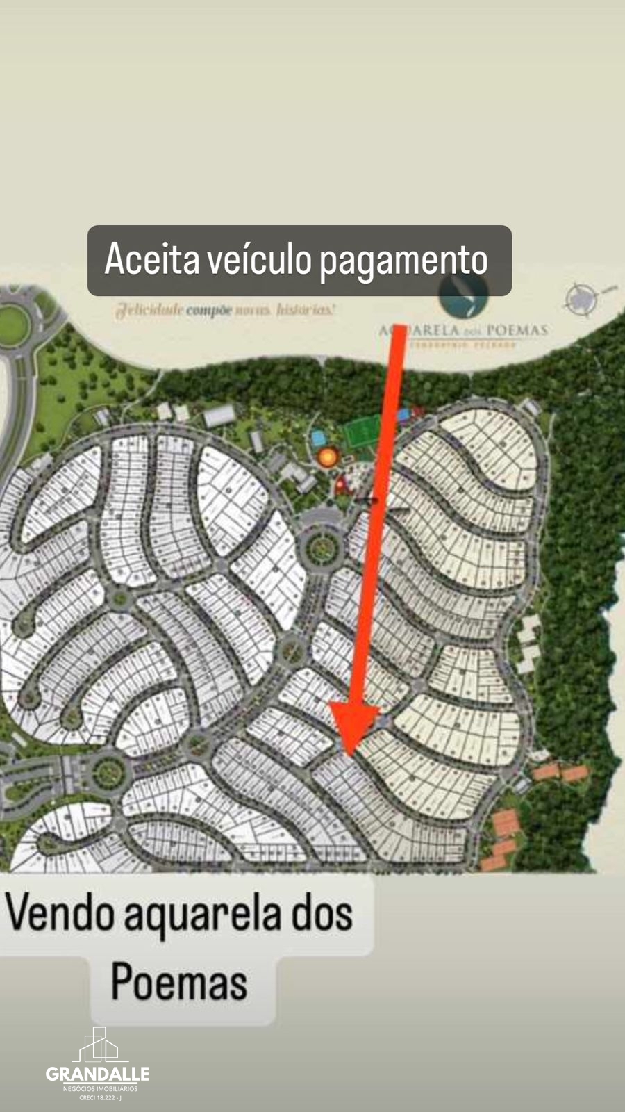 TERRENO A VENDA AQUARELA DDOS POEMAS