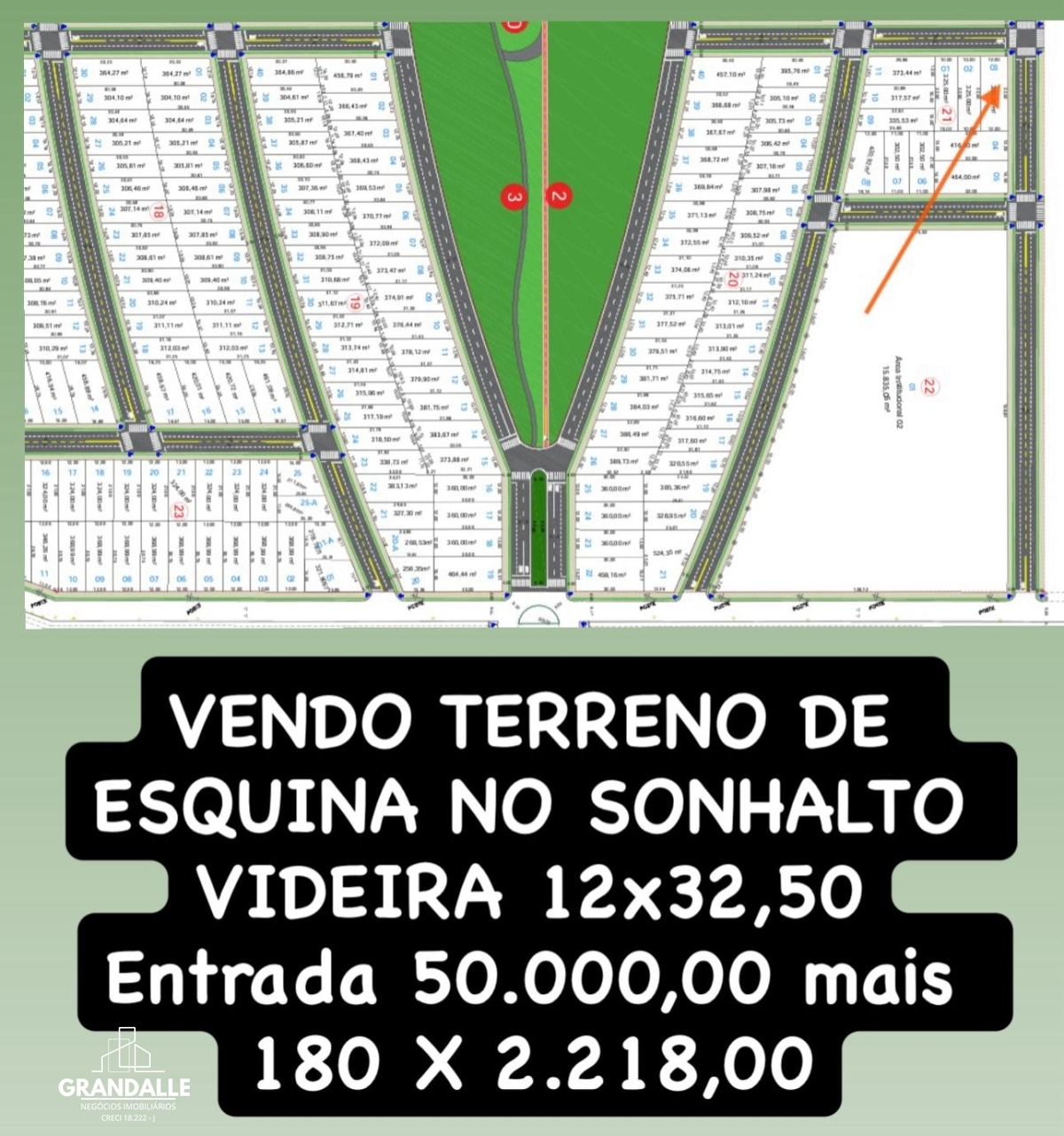 TERRENO A VENDA RESIDENCIAL SONHALTO VIDEIRA