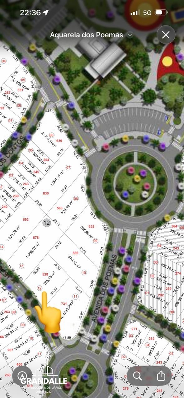 TERRENO A VENDA CONDOMÍNIO AQUARELA DOS POEMAS