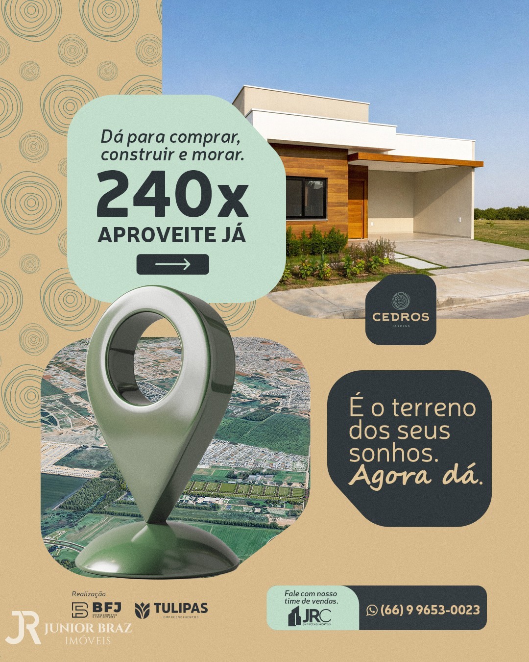 LOTEAMENTO A VENDA CEDROS JARDINS